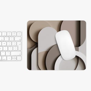 Geometric Mouse Pad: Modern Minimalist Desk Accessory