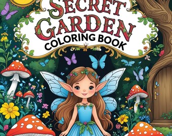 Livro de colorir Jardim Secreto: 31 páginas fantásticas (padrão em PDF)