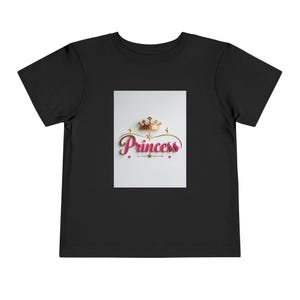 Toddler Princess T-Shirt: Soft Cotton Royalty Tee