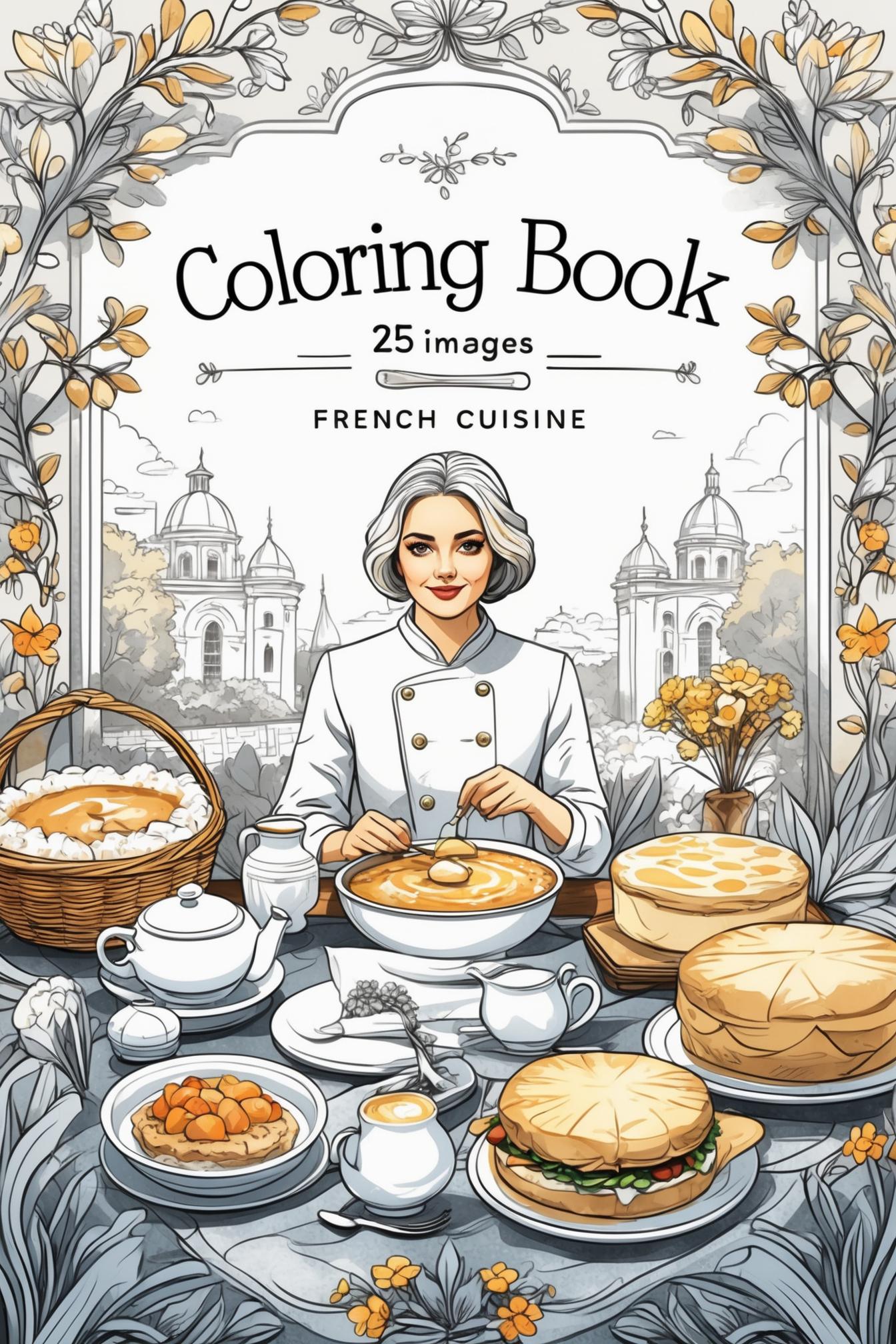 French Cuisine Coloring Pages Pdf 25 Fun And Elegant French Food