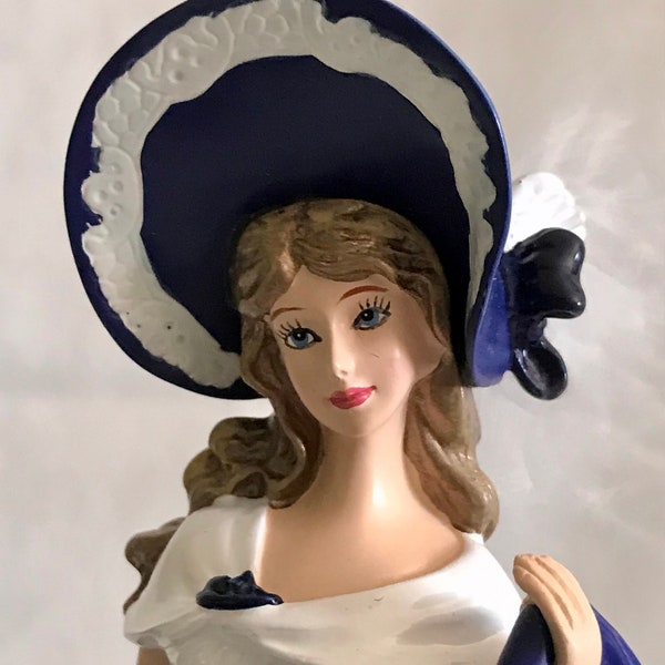 1980's Hamilton Blue Willow Lady Collection "Miranda"