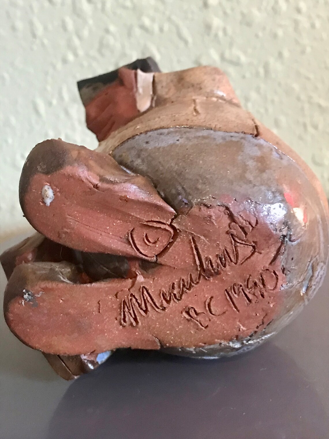 1990 Signed Sara Meadows Salesman Balloon People Etsy