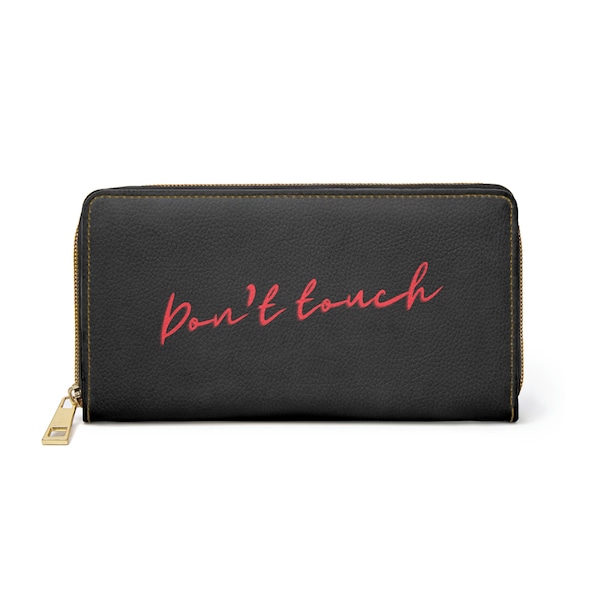 Don't Touch My Wallet: Erhöht deinen Stil mit einem Reißverschluss Mode Portemonnaie für Frauen Ein Must-Have-Accessoire für die modebewusste Geldbörse