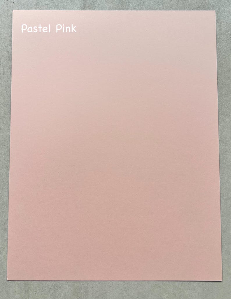Cartulina (muestra o 10 hojas), 300 g/m². Para Cricut, tarjetas, scrapbooking, manualidades y más. 8,5 x 11 o 8,5 x 5,5 8.5x11 Pastel/10shts