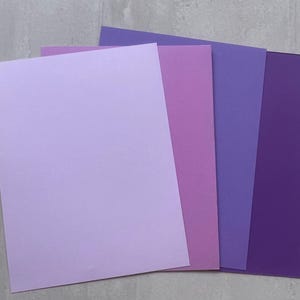 Cartulina (muestra o 10 hojas), 300 g/m². Para Cricut, tarjetas, scrapbooking, manualidades y más. 8,5 x 11 o 8,5 x 5,5 imagen 2