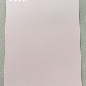 Cartulina (muestra o 10 hojas), 300 g/m². Para Cricut, tarjetas, scrapbooking, manualidades y más. 8,5 x 11 o 8,5 x 5,5 8.5x11 PalePink/10sh