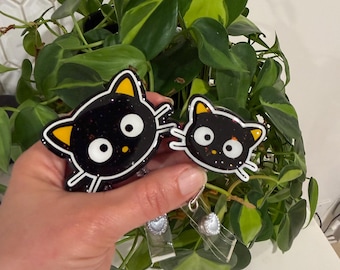 Chococat badge reel
