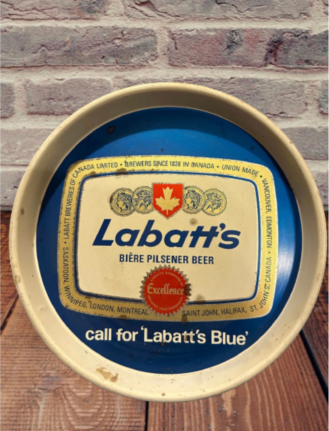 Labatts Beer Tray/sign Etsy