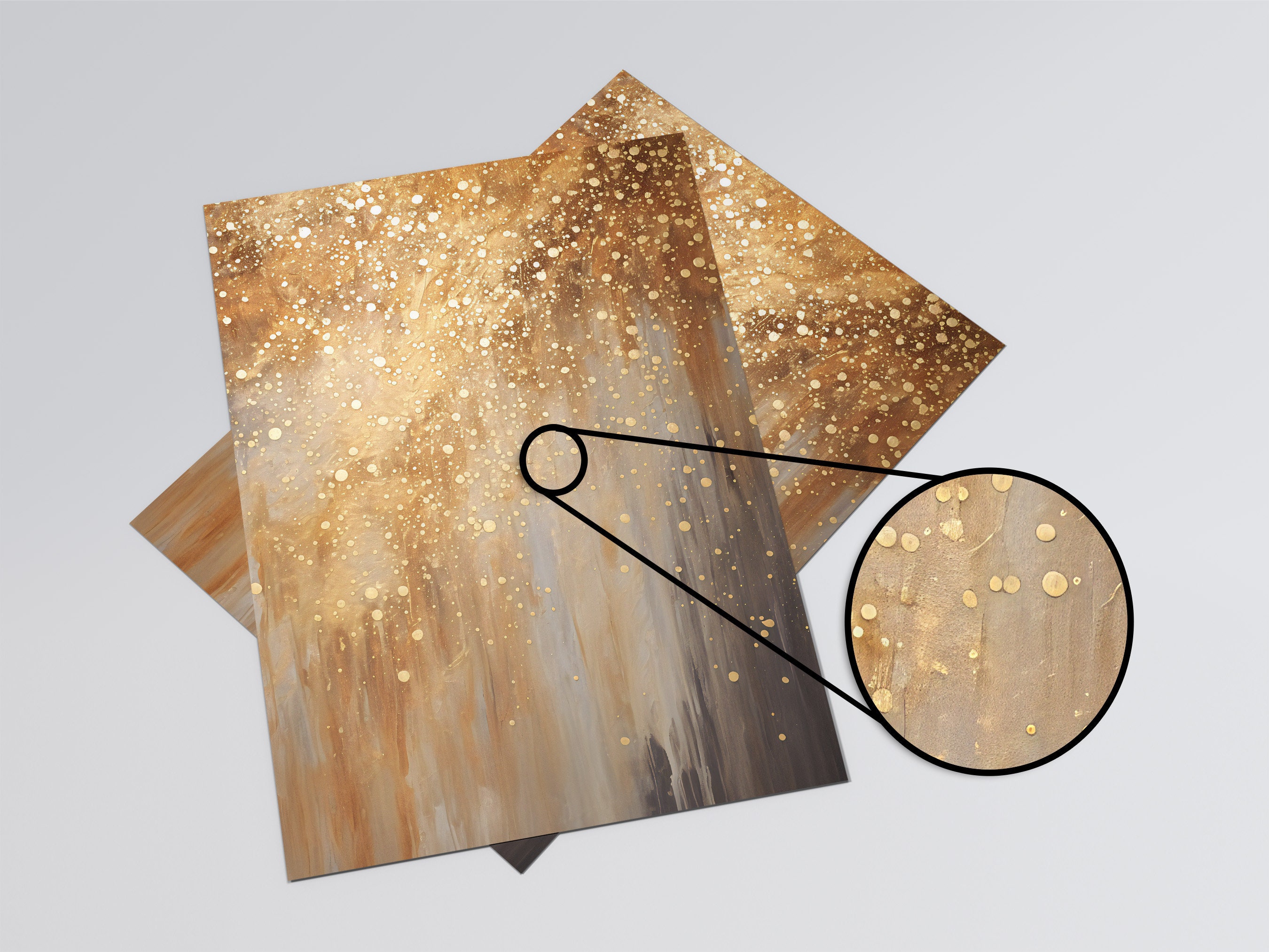 Printable Holiday Gift Tags Set of NINE Gold Sparkle Christmas Gift ...
