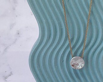 Erryday Necklace, Mixed Metals floating pendant necklace