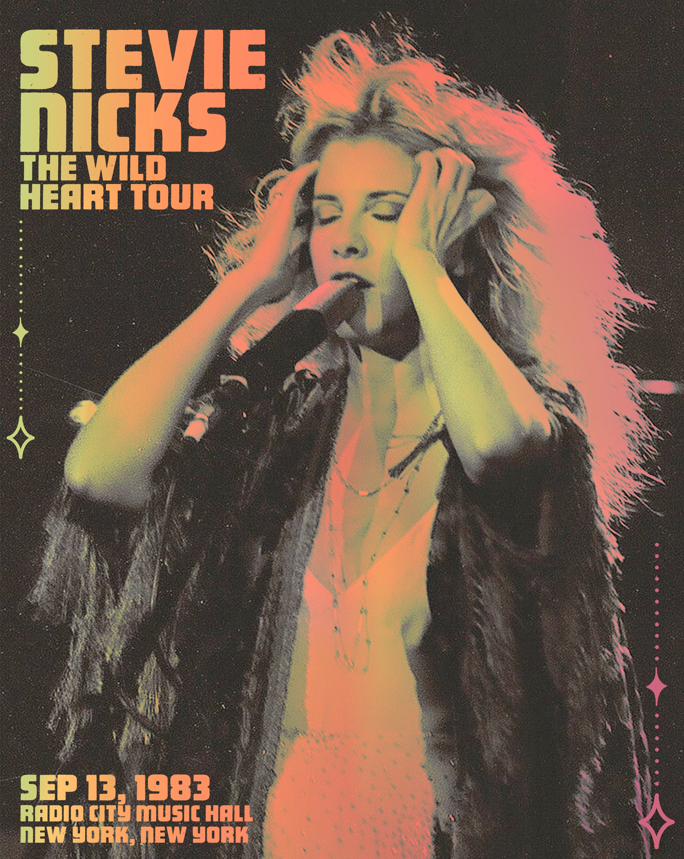 The Wild Heart Vintage Tour Poster Print