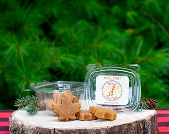 Maple Candy, 4-Pack, 100% Pure Maple Syrup, All-Natural Candy, Perfect Sweet and Savory Snack
