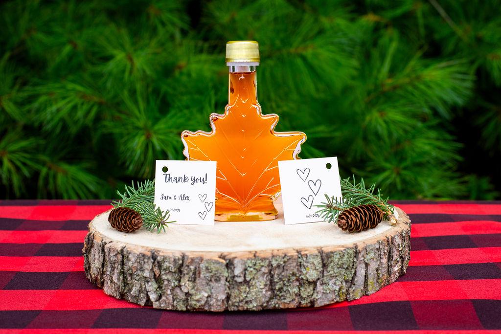 Maple Syrup Favors