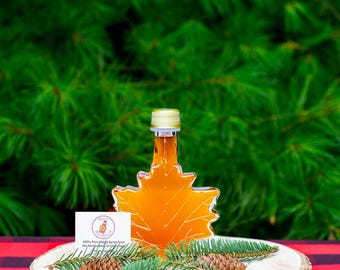 Maple Syrup Favors, Maple Syrup Gift Favor, Made in Wisconsin, Wedding Shower Favors for Guests, Farm to Table, 3.4 oz