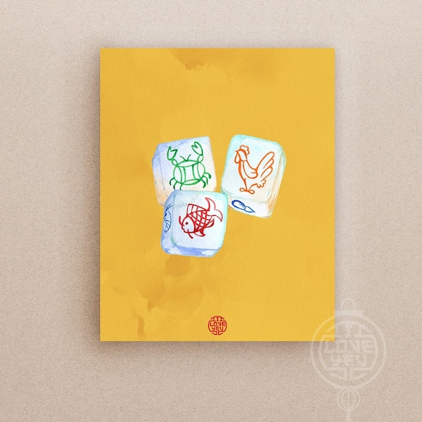 Vietnamese Dice Game Etsy