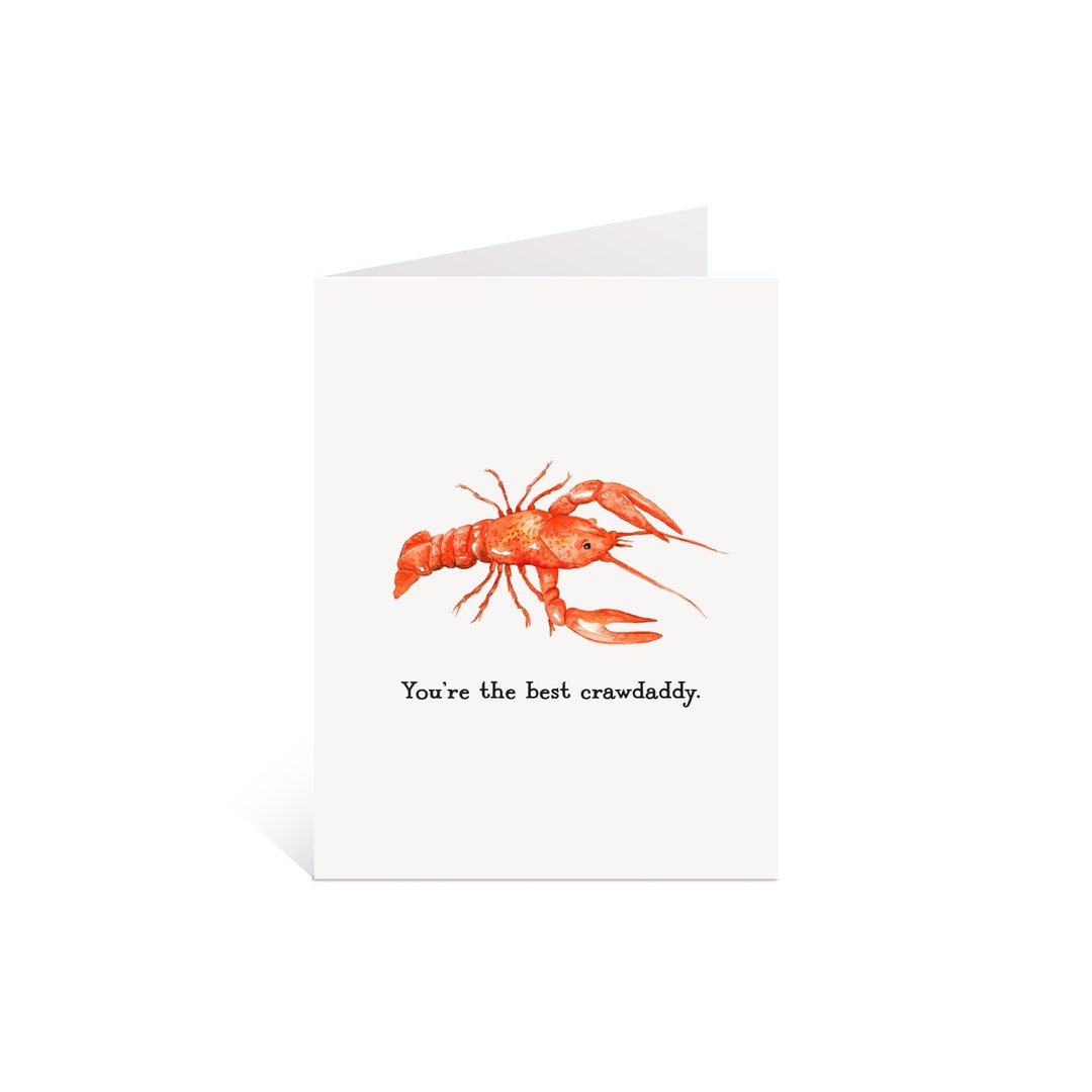 Father's Day Crawfish Card / You're the Best Craw Daddy / You're the ...