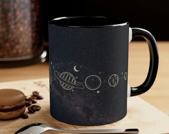 Outer Space Coffee Mug With Colored Interior