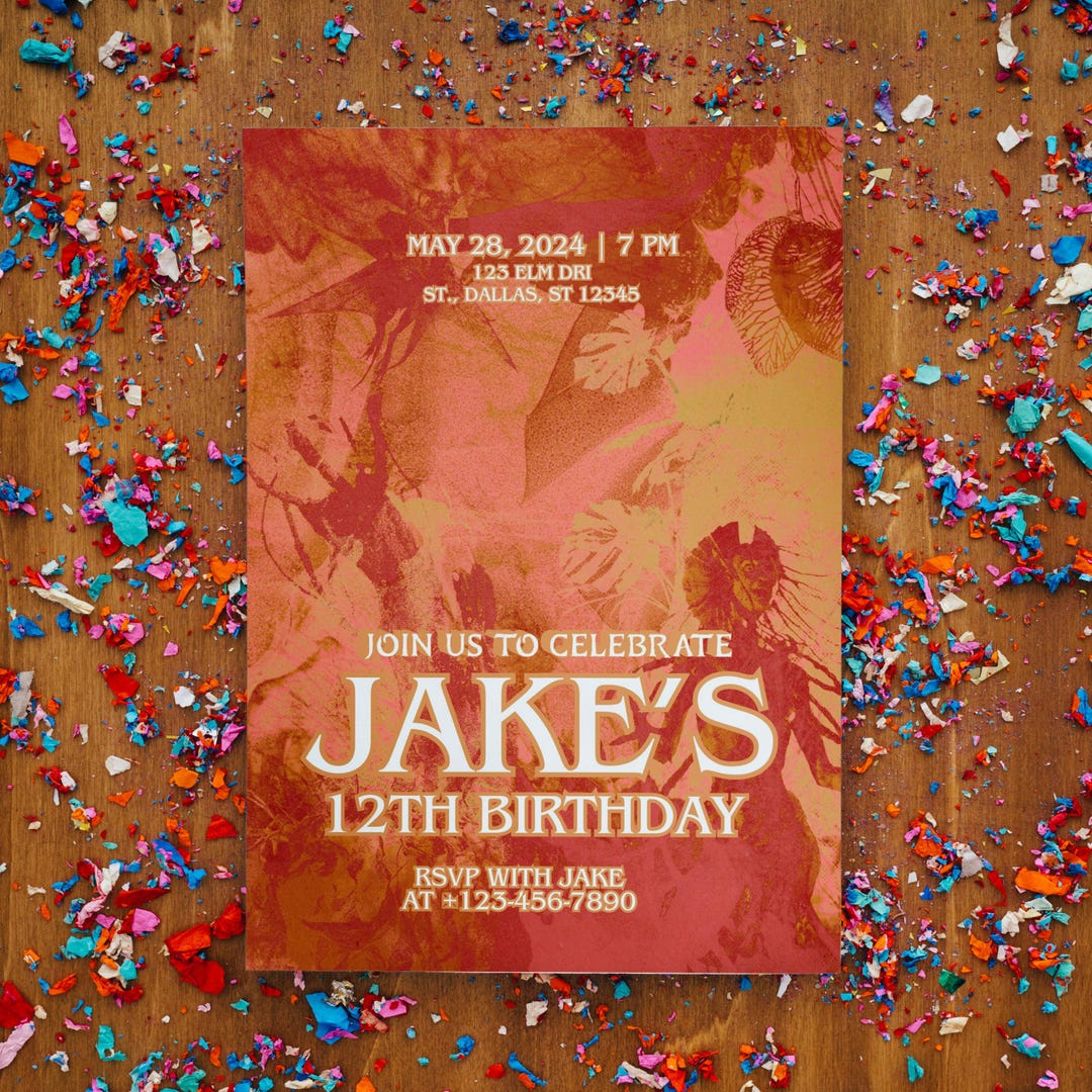 Avatar 3 Editable Invitation | Avatar Birthday Invitation | Avatar ...