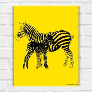 Zebras - Digital print