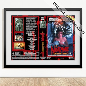 A Nightmare On Elm Street (1984) - Digital Download VHS replacement CBS/FOX slick/insert