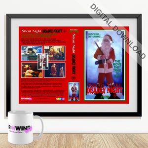 Silent Night, Deadly Night (1984) - Digital Download VHS replacement PALACE FILMS slick/insert