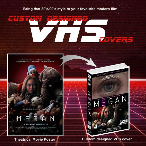 Custom Made-to-Order VHS insert/slick - Digital Download