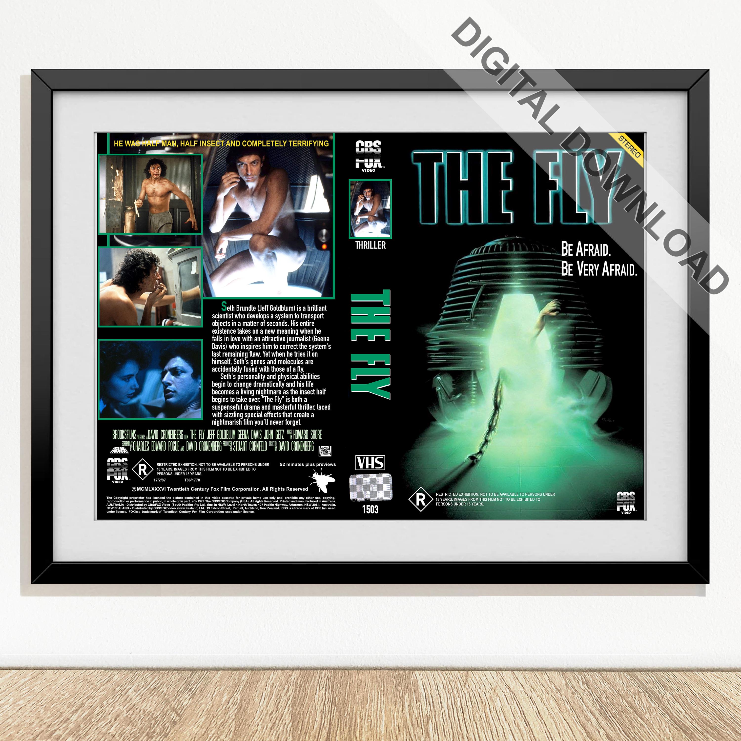 (未使用･未開封品)Learning to Fly [DVD] The Fly (1986) - Digital Download VHS Replacement Slick