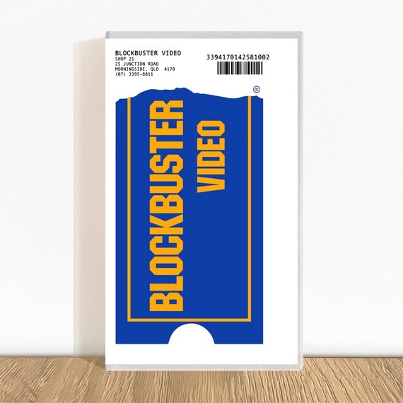 Custom Video Store VHS Cover (sell-thru Size) - Blockbuster