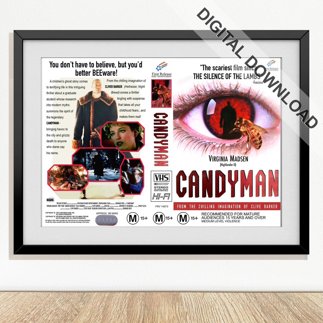 Candyman (1992) - Digital Download VHS Replacement FIRST