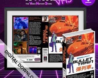 Bullet Train (2022) - Custom Digital Download VHS insert