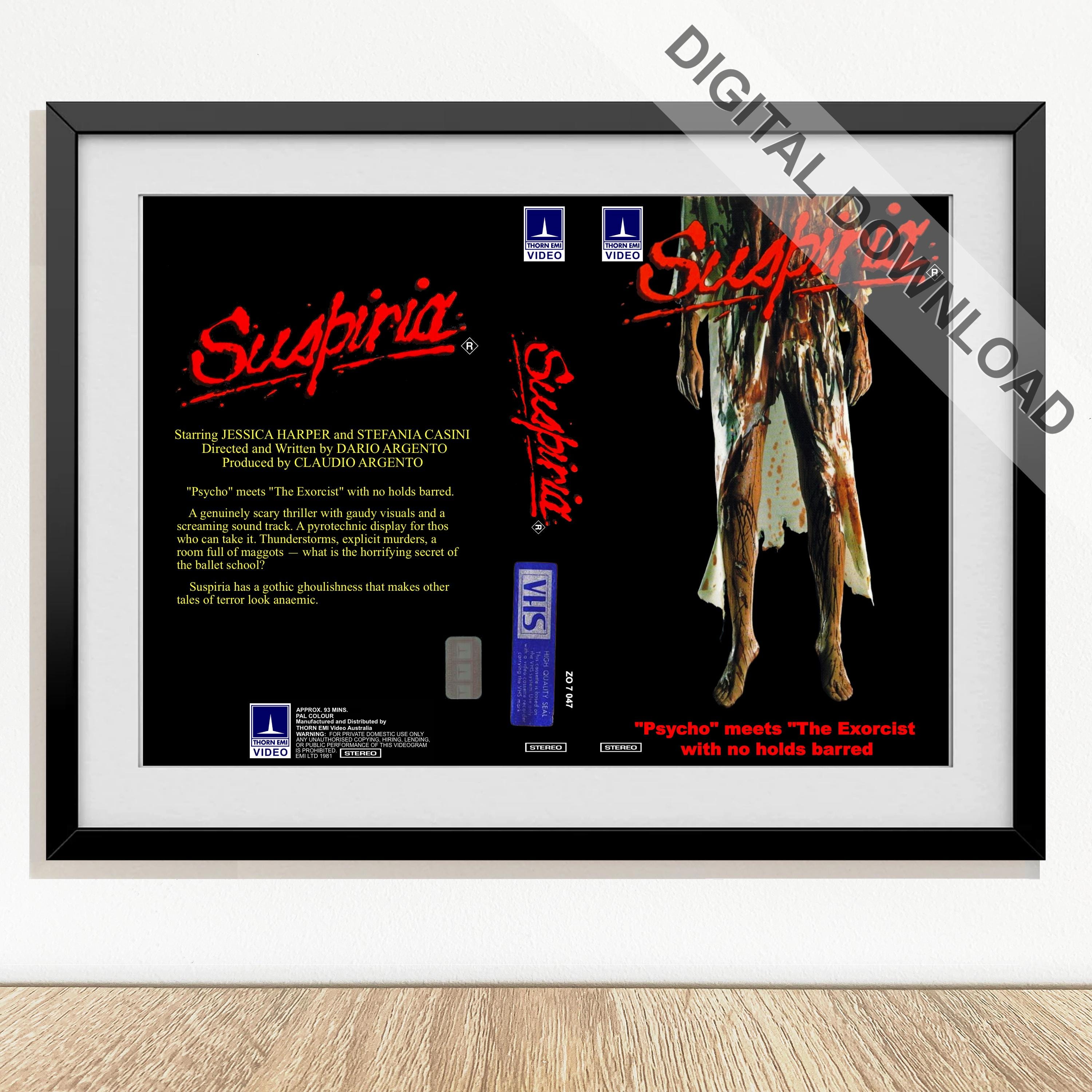 Suspiria (1977) - Digital Download VHS Replacement THORN EMI Slick