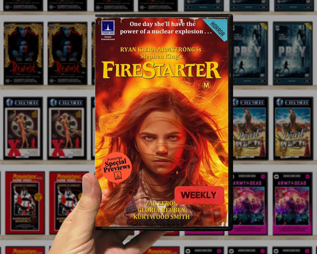 Firestarter VHS 2022 Custom VHS 80s Style Australian VHS Etsy