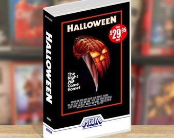 Halloween (1978) VHS | Custom-made Horror Movie Collectable | Classic Rental Edition
