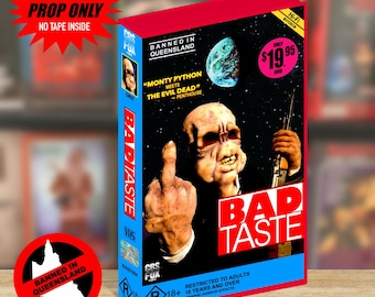 Bad Taste (1987) VHS Display Case | Classic Video Store design | Case Only - No Tape