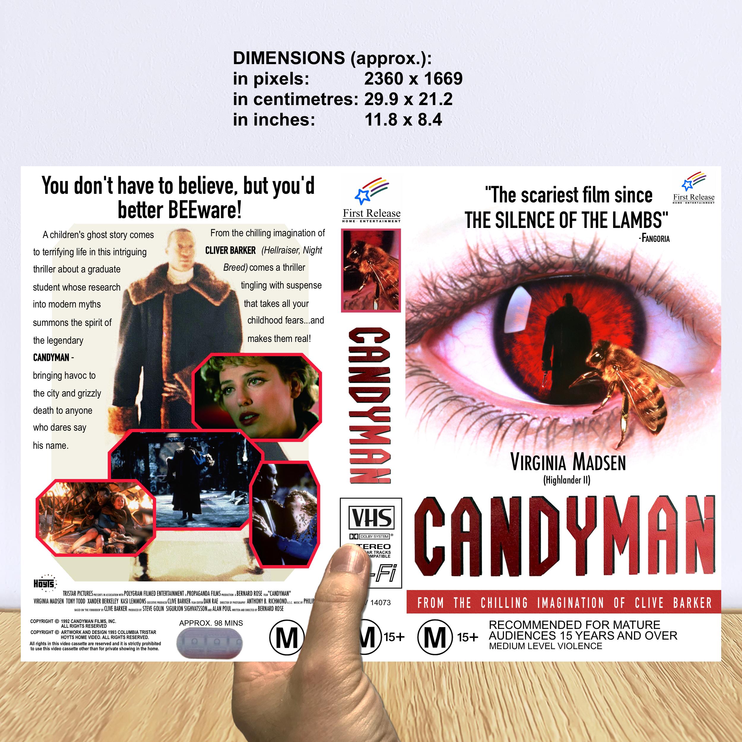 Candyman (1992) - Digital Download VHS Replacement FIRST