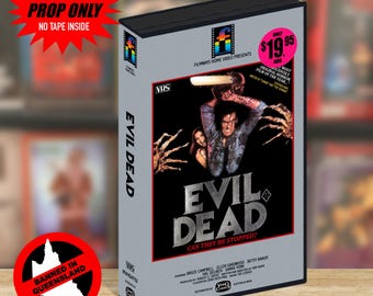 The Evil Dead (1981) VHS Display Case | Classic Video Store design | Case Only - No Tape