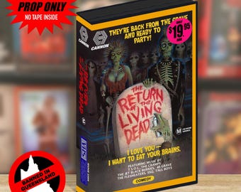 Return of the Living Dead (1985) VHS Display Case | Classic Video Store design | Case Only - No Tape