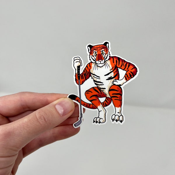 Fore Play Golf Decal / Tiger Vision Sticker / Gift idea for Barstool fan