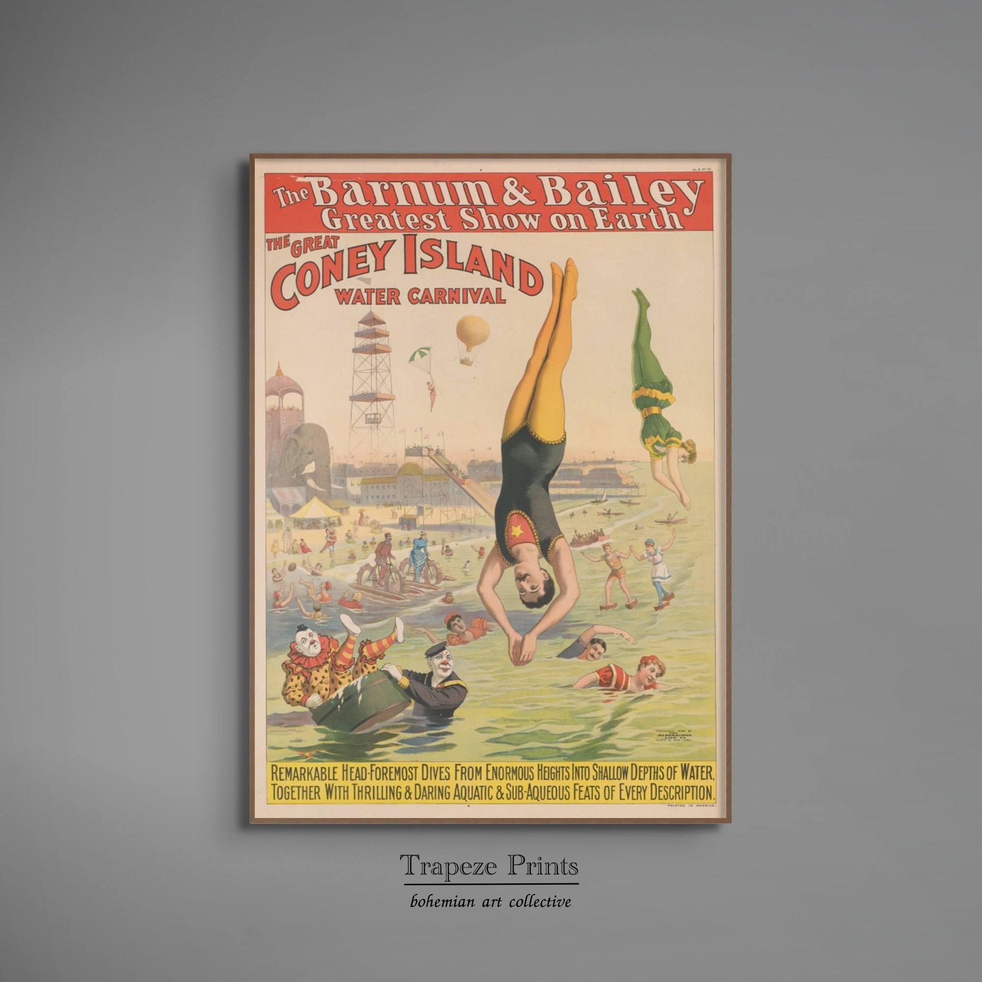 Amazon.co.jp: ポスター レオン レヴィンスタイン Coney Island