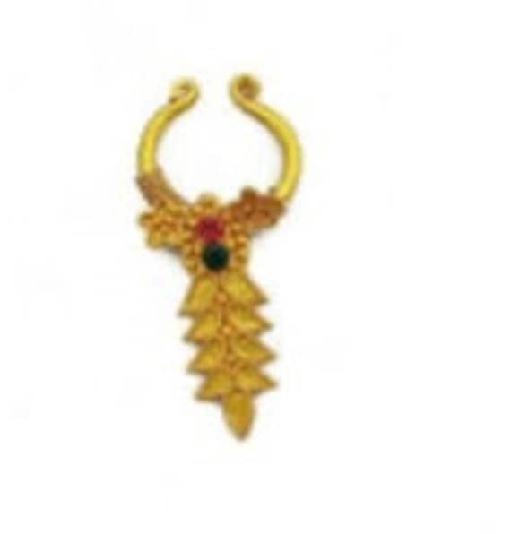 Traditional Nose ring Bulaki Nose Jewelry