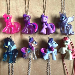 MLP Necklace My Little Pony New Nickel-free Rarity Twilight Sparkle Princess Luna Wonderbolts Cartoon Cute