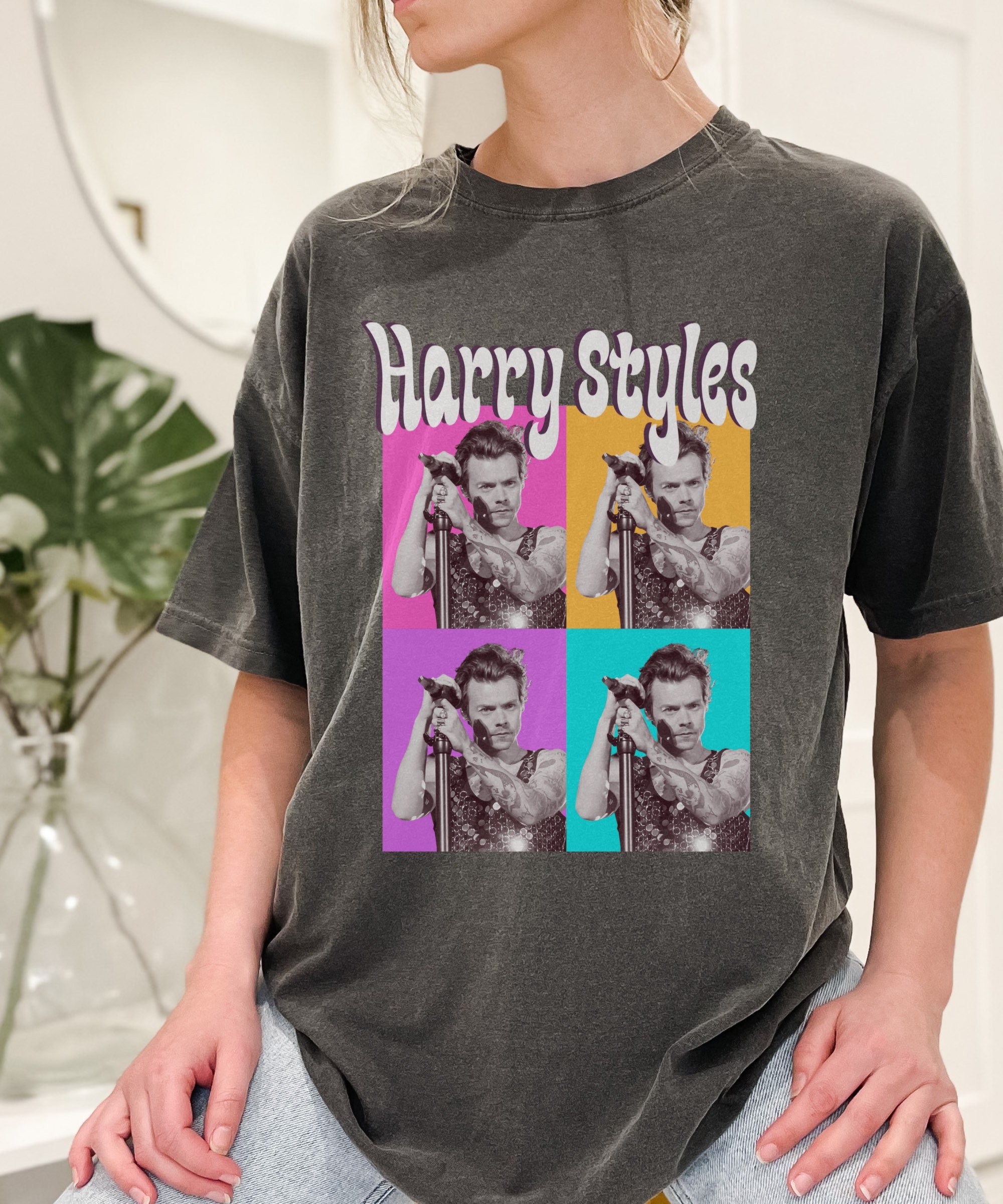 harry styles shirt vintage 90s style shirt unisex homage t shirt yttx6