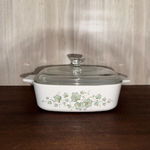 Corning Callaway (Corelle) 1qt Square Casserole (A-1-B) with Glass Lid