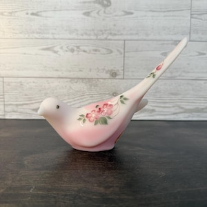 Fenton Rosalene Satin Pink Happiness Bird (C15865) (C51978I)