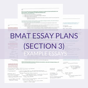 BMAT Essay Plans and Tips | Medicine application | Study revision | Notes | Mindmap | Posters
