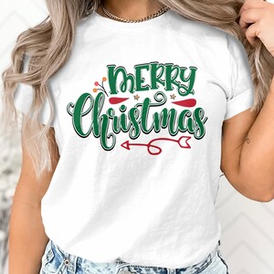 Frohe Weihnachten T-Shirt, Weihnachtsgeschenk, Weihnachtshemd, Weihnachtskader T-Shirt, frohe Weihnachten T-Shirt, Neujahrshemd