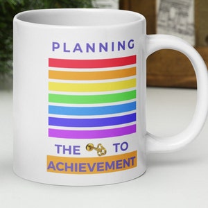 White glossy mug