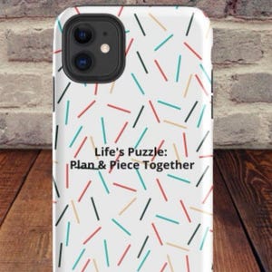 Sprinkles pattern Tough Case for iPhone®, Sprinkles Printed Cover For iPhone, Inspirational saying Protection Case, Dual-layered Phone  case