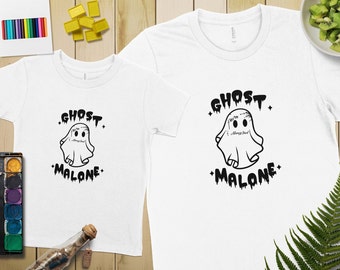Ghost Malone Halloween T-shirt, Spooky Tee