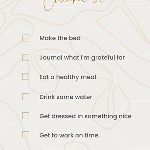 Creating Positive Routine Template Positive Morning Routine Checklist Printable Planner (digital Download ...